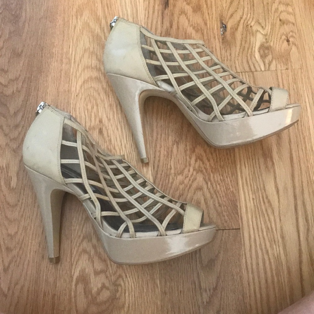 Steve Madden platform cage heels